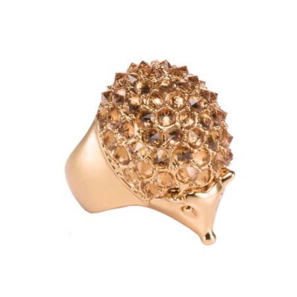 KATE SPADE • Hedgehog Cocktail Statement Ring - Picture 5 of 7